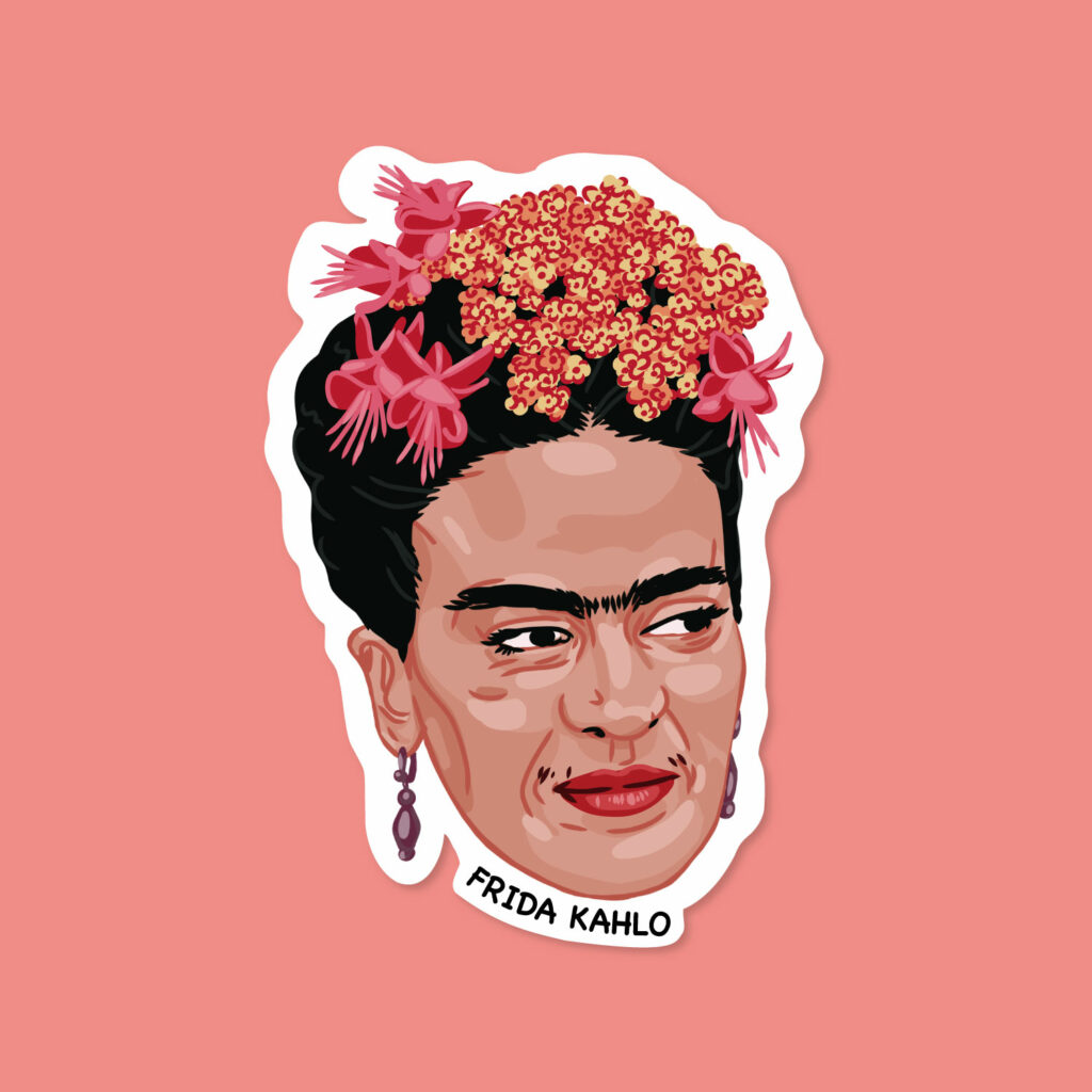 Illustration Inktober Kahlo