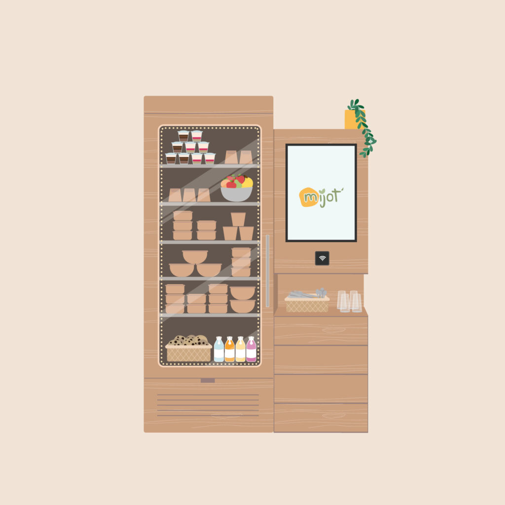 Illustration d'un frigo pour Mijot'