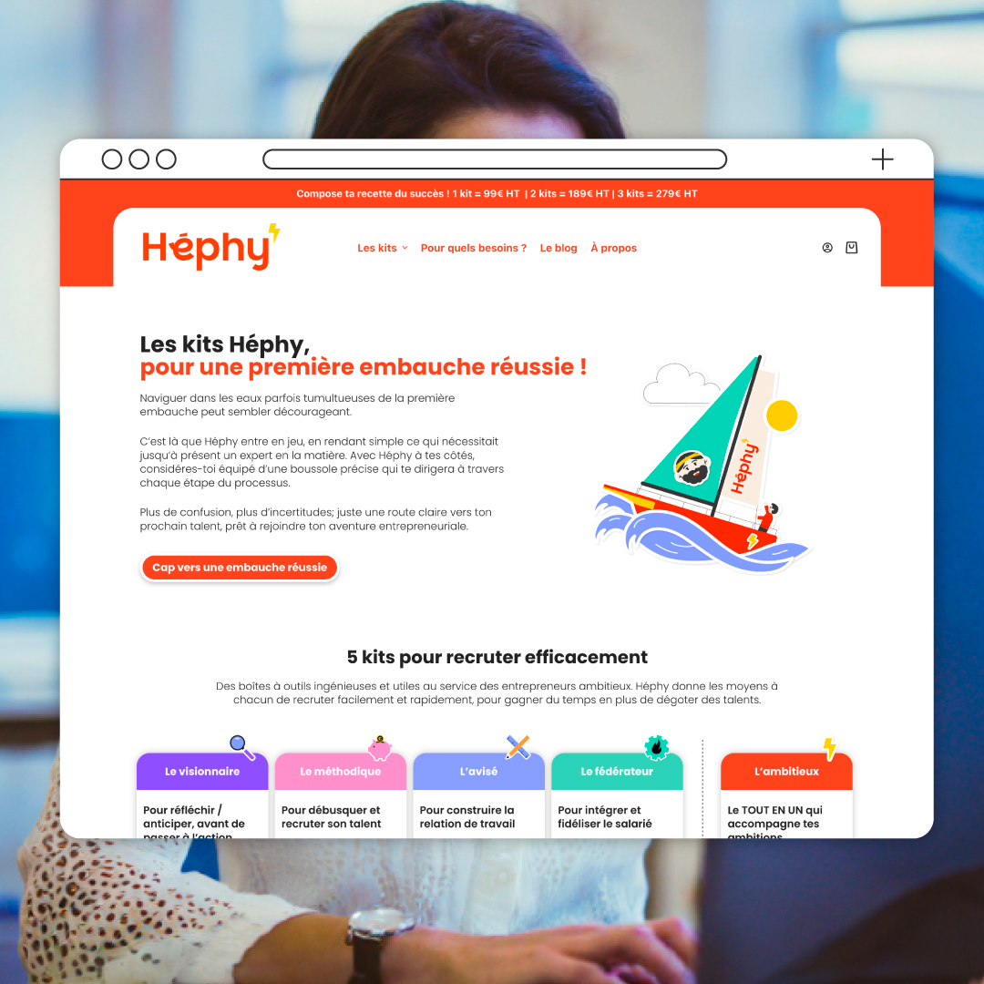 Design site web Héphy